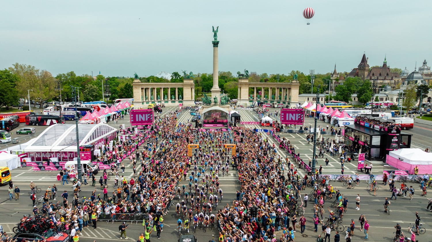 Rendezvényfotózás, Giro d'Italia rajtja a Hősök terén - OD Pictures