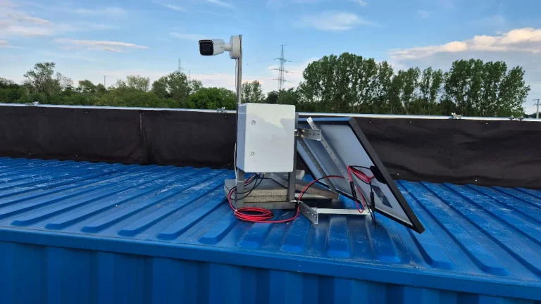Timelapse rendszer telepítése áramforrás nélküli helyszínen